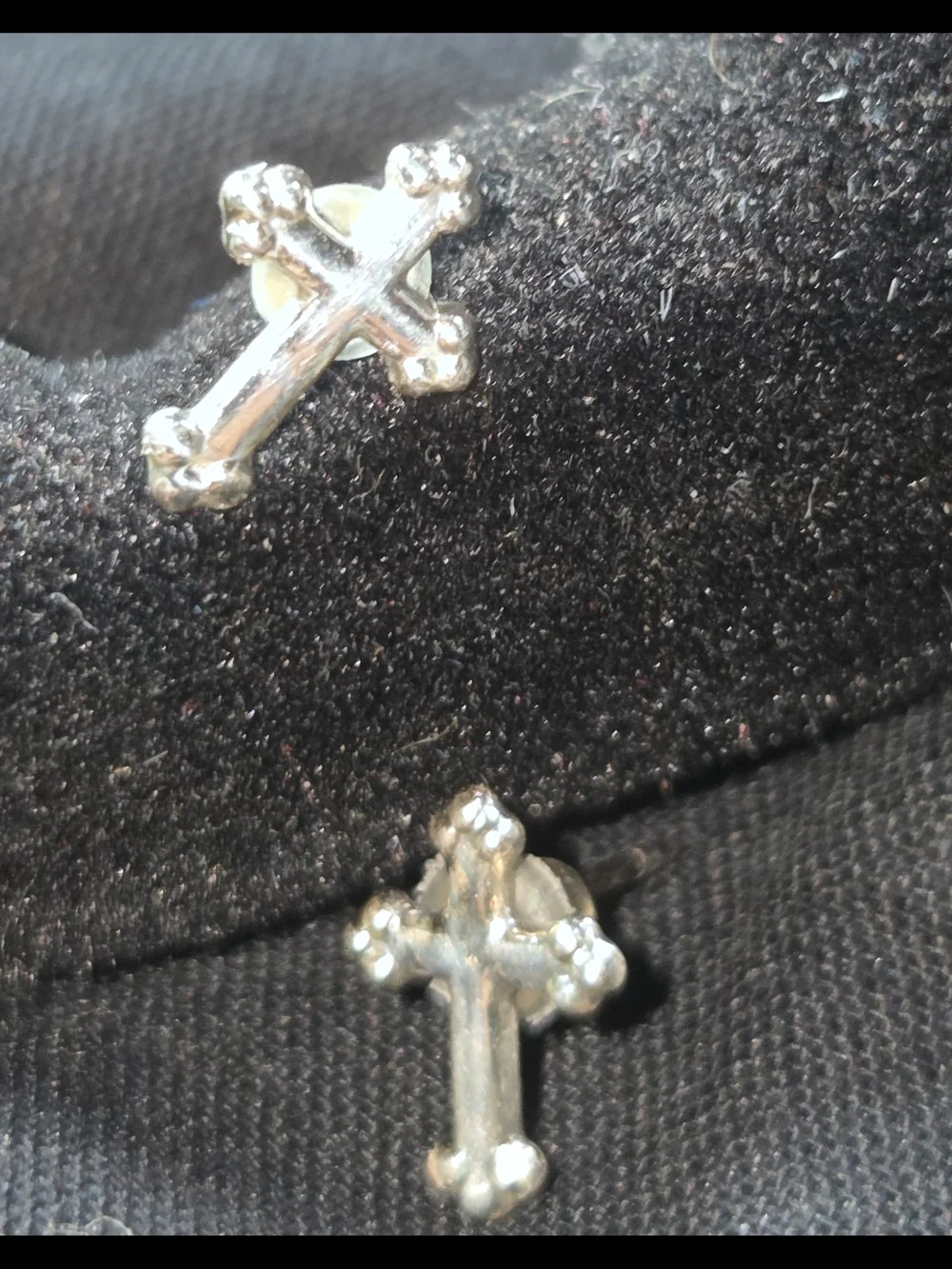 Vintage Dainty Cross Stud Earrings